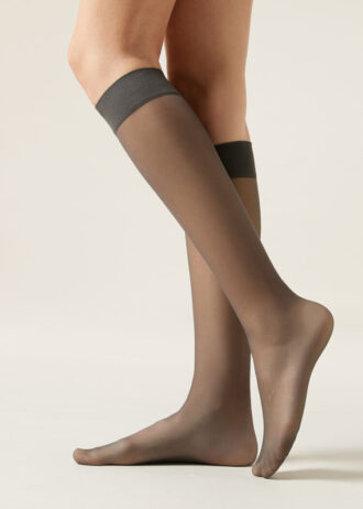 20 denier Comfort Cuff kniekousen