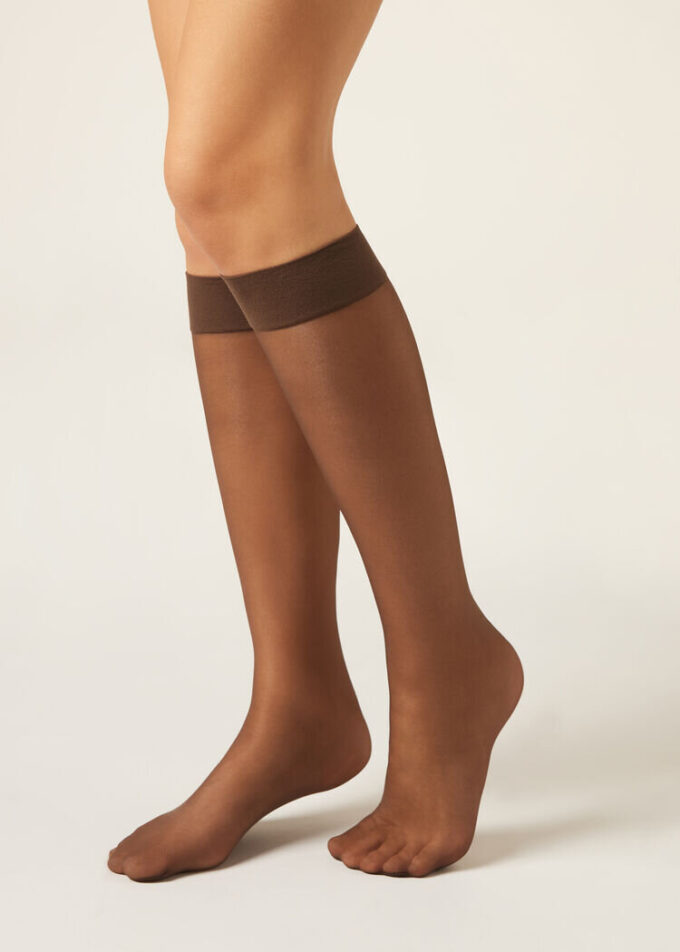 20 denier Comfort Cuff kniekousen
