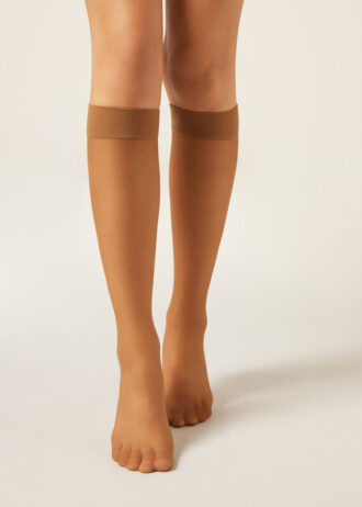 20 denier Comfort Cuff kniekousen