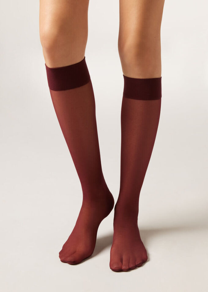 20 denier Comfort Cuff kniekousen