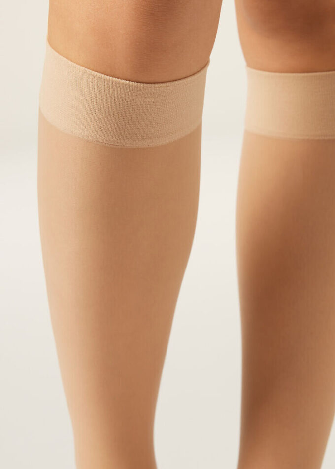 20 denier Comfort Cuff kniekousen
