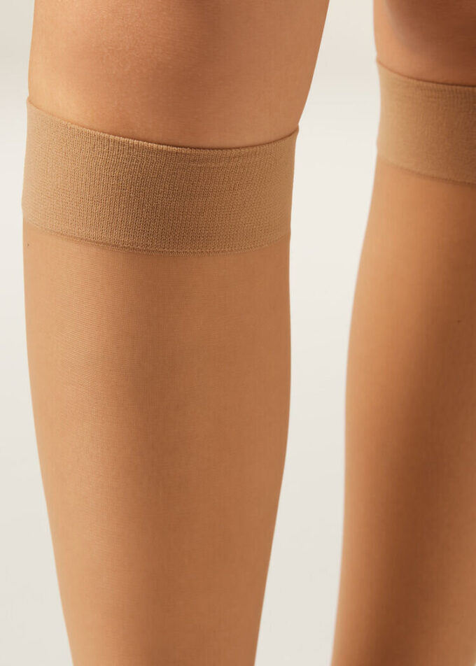 20 denier Comfort Cuff kniekousen