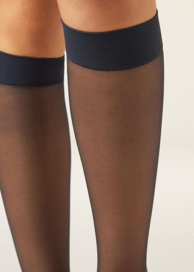 20 denier Comfort Cuff kniekousen