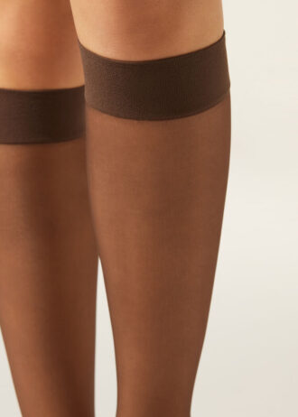 20 denier Comfort Cuff kniekousen