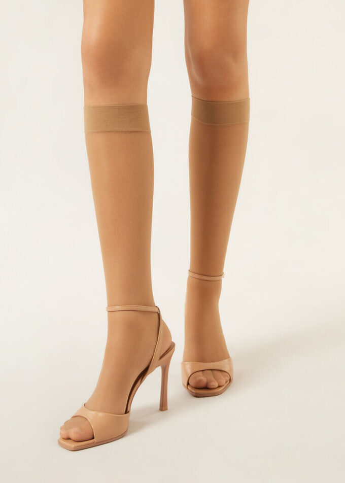 20 denier Comfort Cuff kniekousen