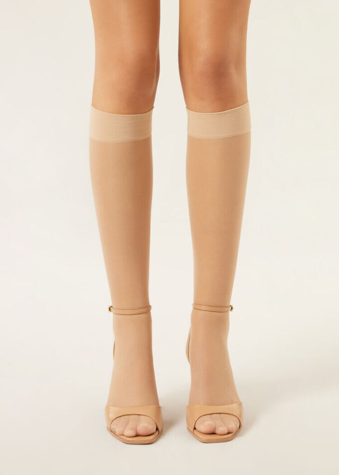 20 denier Comfort Cuff kniekousen