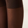 30 denier semi-transparante Microfiber kniekousen