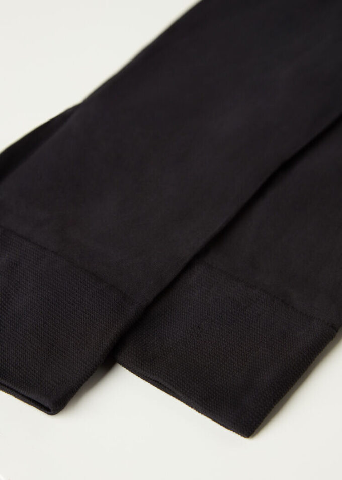 30 denier semi-transparante Microfiber kniekousen