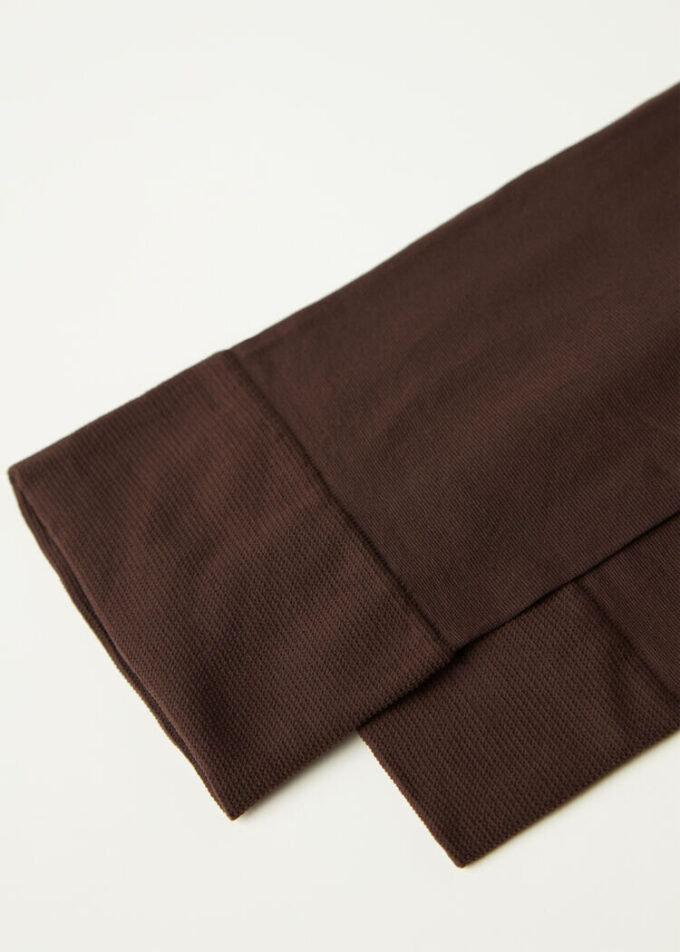 30 denier semi-transparante Microfiber kniekousen