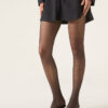 50 denier visnetpanty met glitter