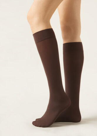 60 denier Microfiber kniekousen