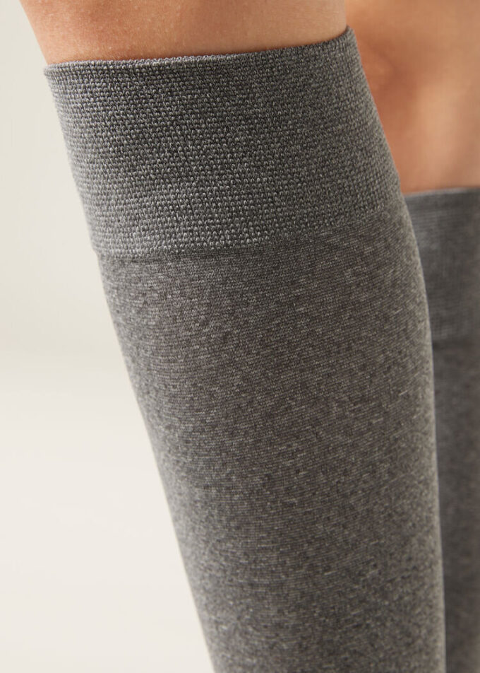 60 denier Microfiber kniekousen