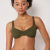 Balconette bikinitop Crinkle Waves