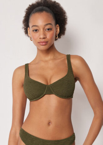 Balconette bikinitop Crinkle Waves
