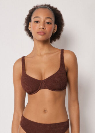 Balconette bikinitop Crinkle Waves
