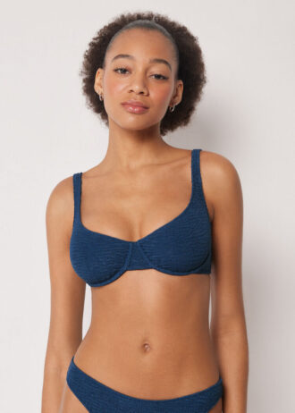 Balconette bikinitop Crinkle Waves