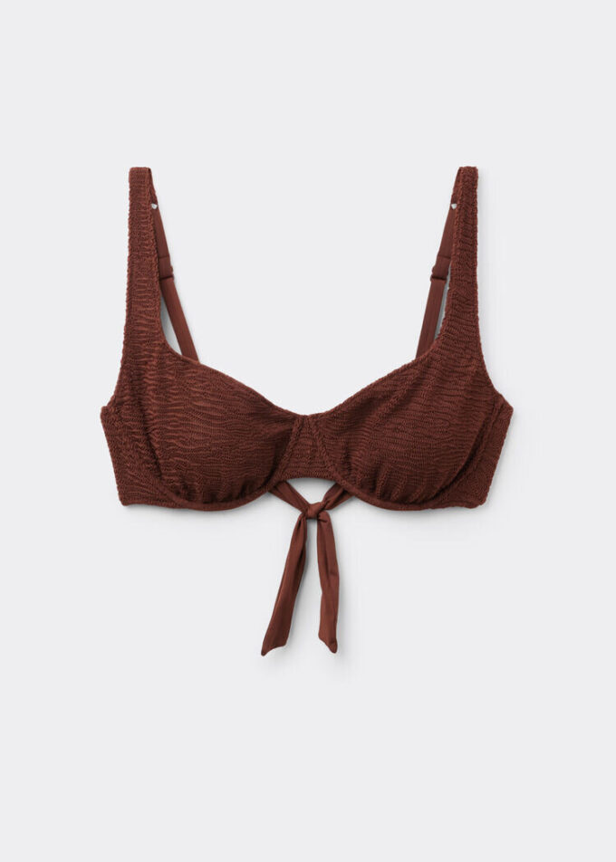 Balconette bikinitop Crinkle Waves