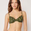 Balconette bikinitop Natural Tie-Dye