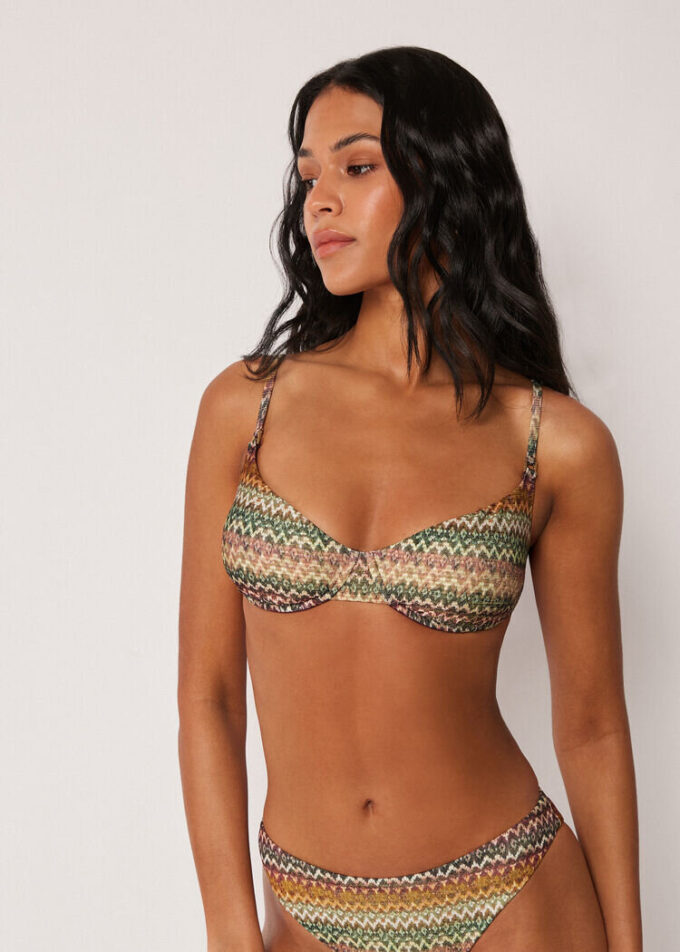 Balconette bikinitops Elegant Etnisch