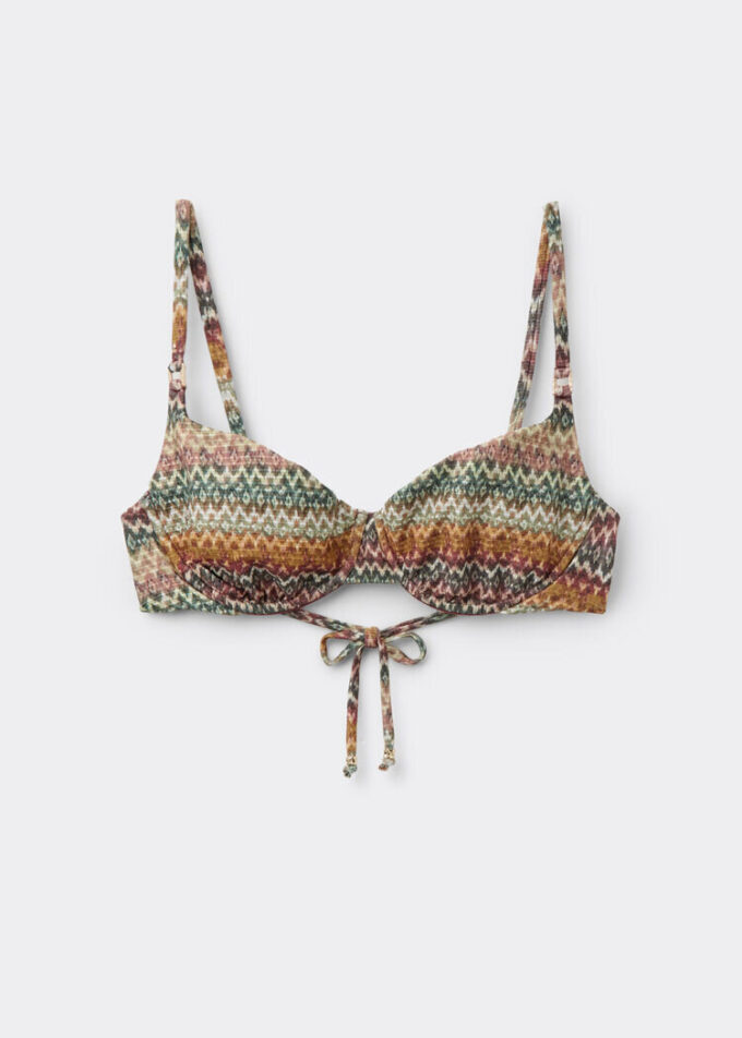Balconette bikinitops Elegant Etnisch