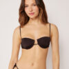 Balconette bikinitops, minimalistische pasvorm