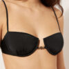 Balconette bikinitops, minimalistische pasvorm