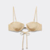 Balconette bikinitops, minimalistische pasvorm