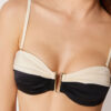 Bandeau-bikini-top Elegant Bicolor