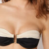 Bandeau-bikini-top Elegant Bicolor
