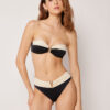 Bandeau-bikini-top Elegant Bicolor