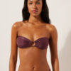 Bandeau-bikinitop Golden Glow