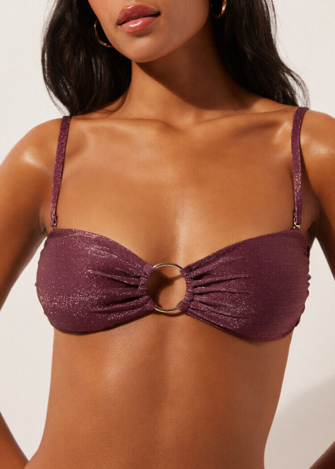 Bandeau-bikinitop Golden Glow