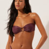 Bandeau-bikinitop Golden Glow