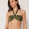 Bandeau-bikinitop Natural Tie-Dye