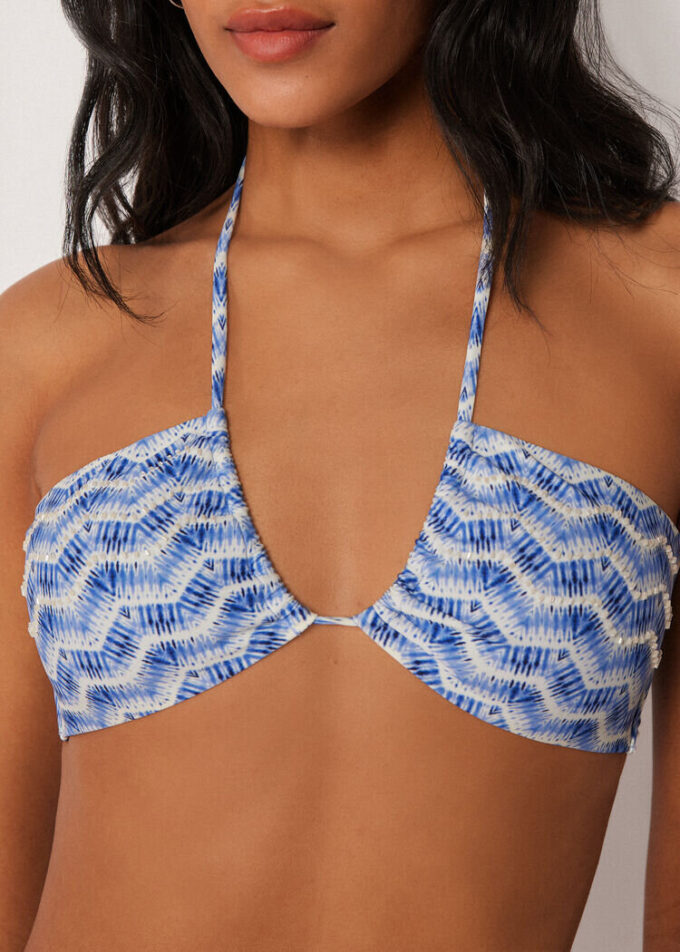 Bandeau-bikinitop Water Reflection