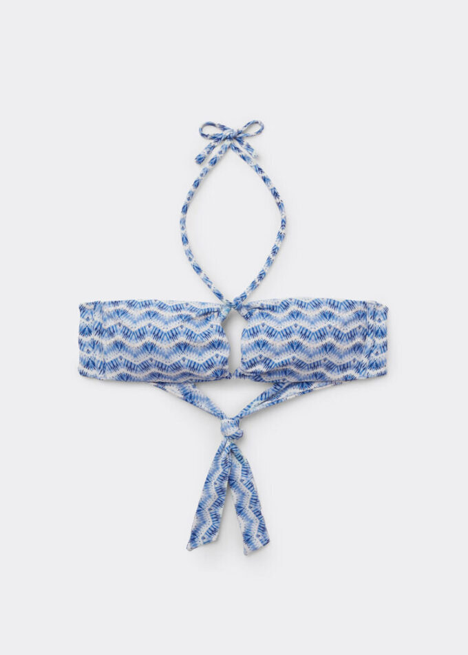 Bandeau-bikinitop Water Reflection