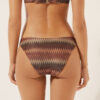 Bikini-broekje met gouden chevronpatroon