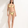 Bikini-broekje met tweekleurige bies
