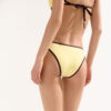 Bikini-broekje met tweekleurige bies