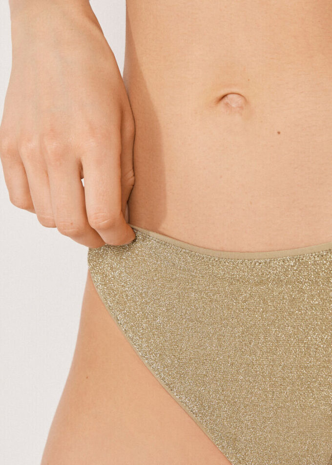 Bikini-broekje Metallic Glow