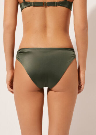 Bikini-broekje van glanzend satijn