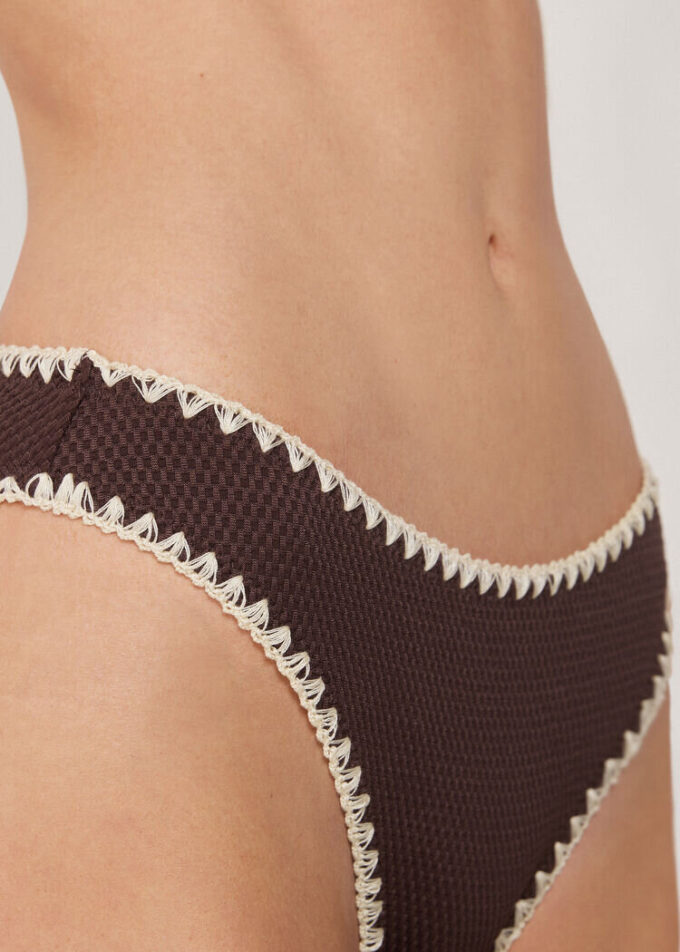 Bikinibroekje Bicolor Embroidery