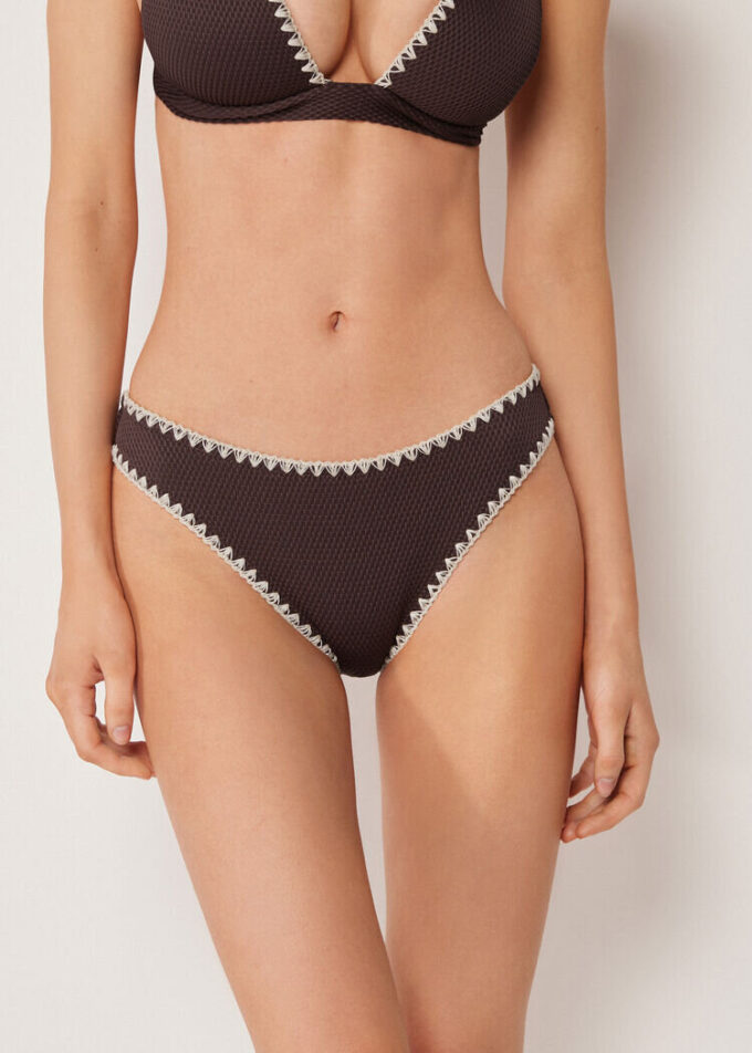 Bikinibroekje Bicolor Embroidery