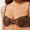 Bikinitop in tanktopstijl met wild dierenprint