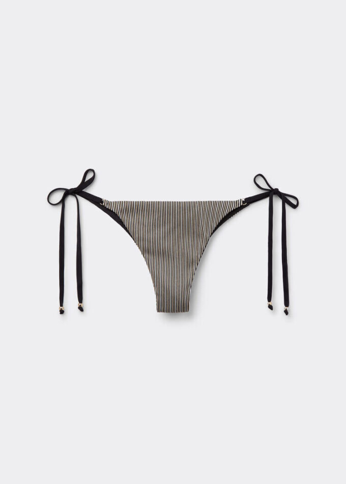 Brazilian bikinibroekjes met gouden strepen