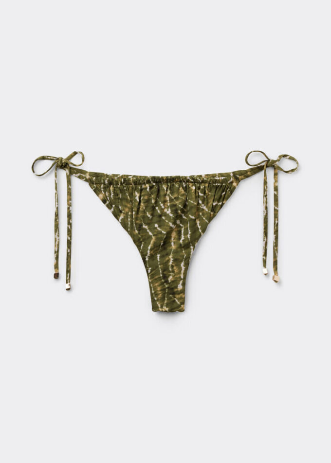 Brazilian bikinibroekjes met natuurlijke tie-dye