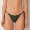 Brazilian bikinibroekjes met pailletten en netstof