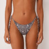 Brazilian bikinibroekjes met strik Classic Snake