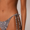 Brazilian bikinibroekjes met strik Classic Snake