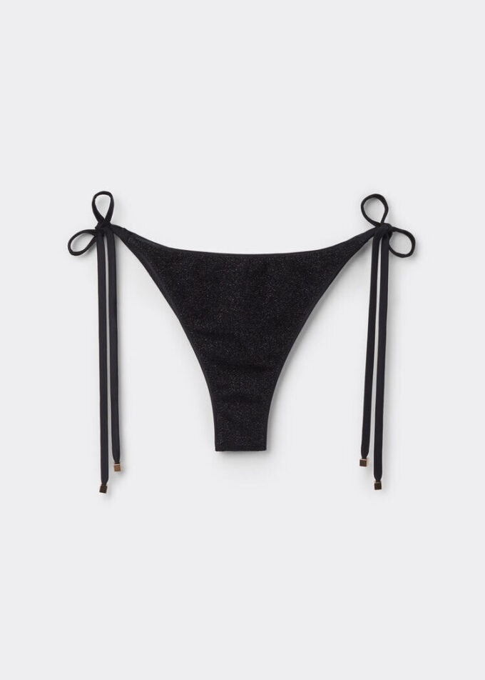 Brazilian bikinibroekjes met strikjes Sparkling Dusk